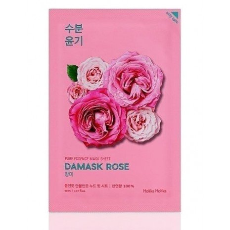 Mascarilla Anti-edad 20 ml - Pure Essence Mask Sheet - Damask Rose - Holika Holika - 1