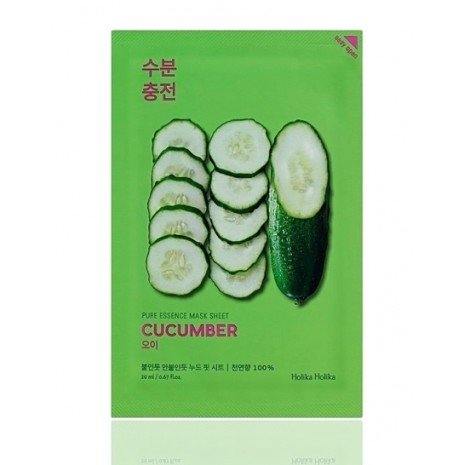 Mascarilla Calmante 20 ml - Pure Essence Mask Sheet - Cucumber - Holika Holika - 1