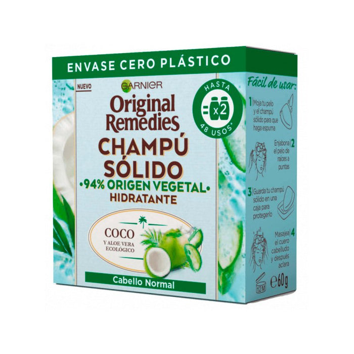 Champú Solido - Original Remedies - Garnier: Coco - 2