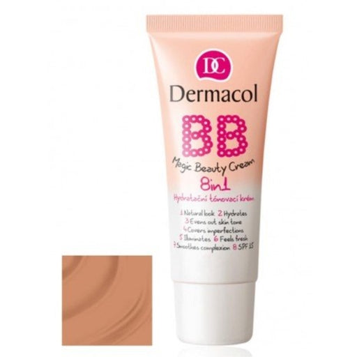 Bb Cream - Magic Beauty 8 en 1 - 03 Shell - Fps 15 - Dermacol - 1