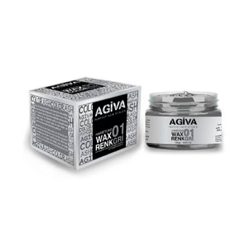 Hairpigment Wax 01 Color Ash 120g - Agiva - 1