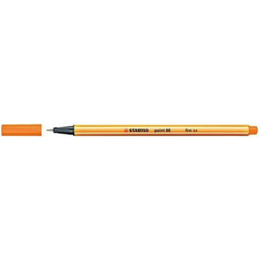 Rotulador Escritura Punta Fina 0.4mm Point88 Color - Naranja 54 - Stabilo - 1