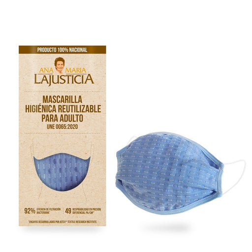 Mascarilla Higiénica Reutilizable 30 Lavados - Ana María Lajusticia - 1
