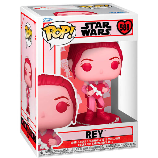 Figura Pop Star Wars Valentines Rey - Funko - 1