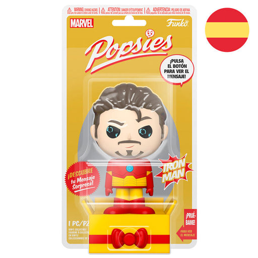 Figura Popsies Marvel Iron Man Español - Funko - 1