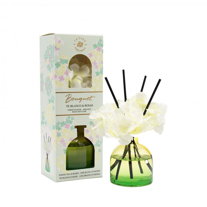 Mikado Bouquet Flower Té Blanco 170ml - La Casa de los Aromas - 1
