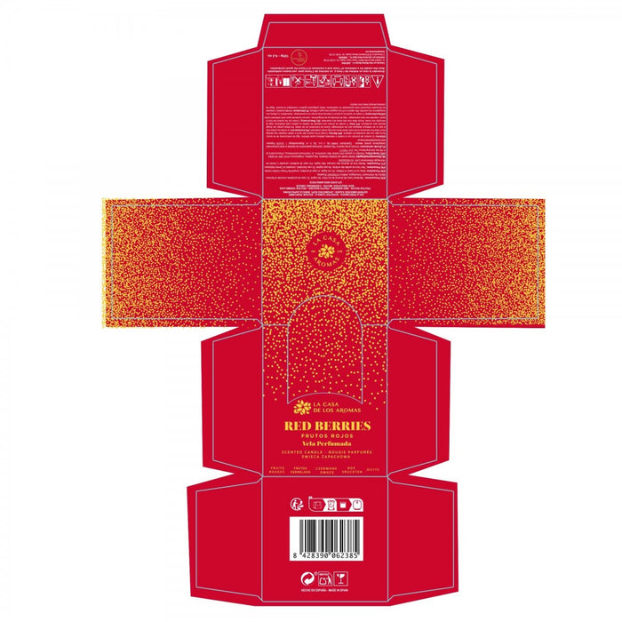 Vela Perfumada Navidad 120g - La Casa de los Aromas : Red Berries - 2