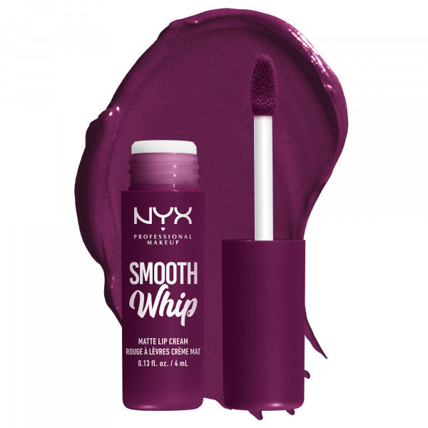 Labial Líquido Cremoso Mate Smooth Whip - Nyx : Berry Bed Sheets - 1