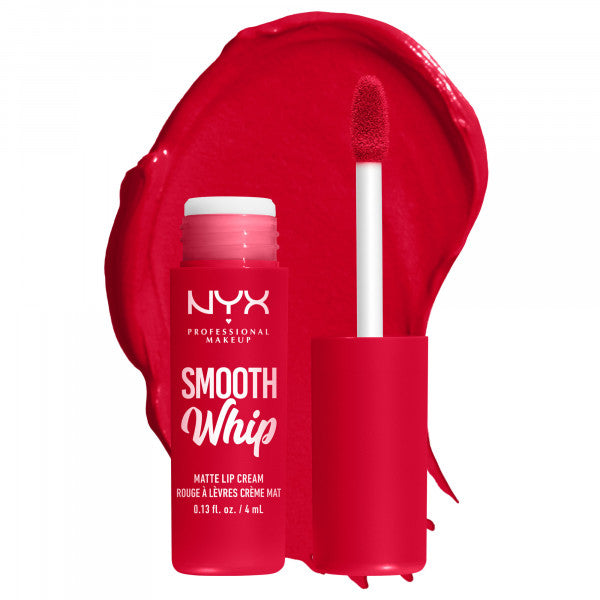 Labial Líquido Cremoso Mate Smooth Whip - Nyx : Cherry Creme - 1