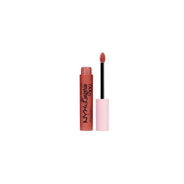 Labial Líquido Mate Lip Lingerie Xxl - Nyx : Peach Flirt - 1