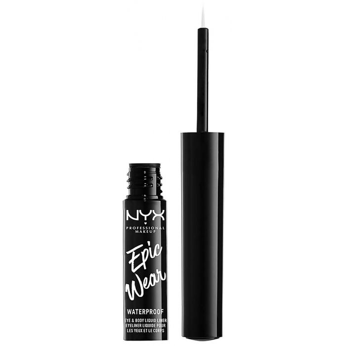Eyeliner Líquido Semipermanente Epic Wear - Nyx : White - 1