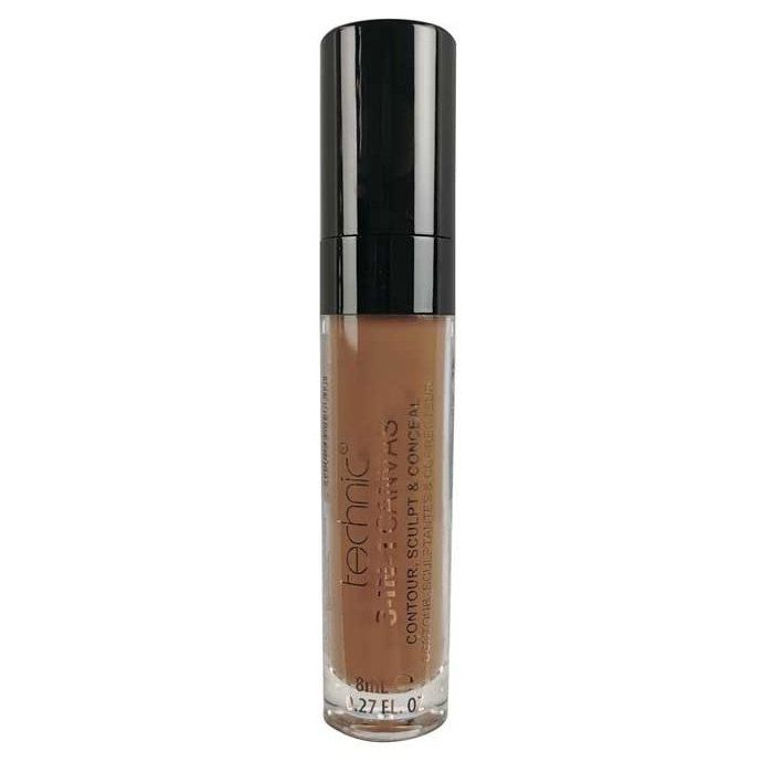 Corrector Líquido 3-in-1 Canvas - Technic Cosmetics : Chestnut - 1