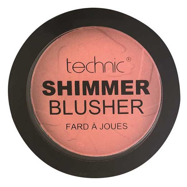 Colorete Shimmer Blusher - Technic Cosmetics: Coral Bay - 3