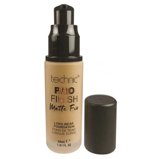 Base de Maquillaje Finish Matte Fix Foundation - Technic - Technic Cosmetics: Honey - 2