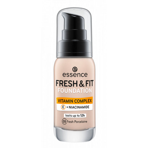 Base de Maquillaje Fresh & Fit - Essence: 05 Fresh Porcelaine - 2