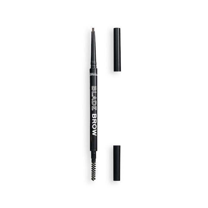 Lápiz de Cejas Blade Brow Pencil - Revolution Relove : Dark Brown - 1