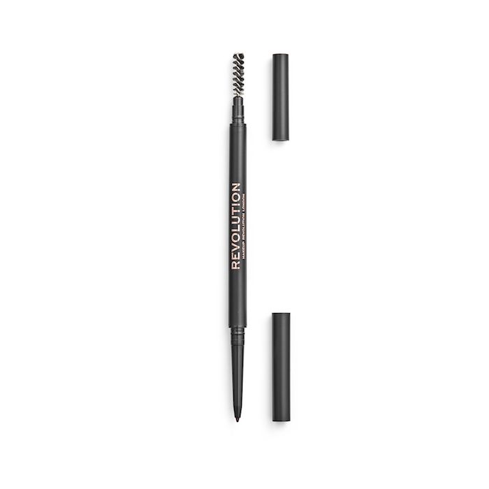 Precise Lápiz de Cejas - Make Up Revolution : Medium Brown - 1