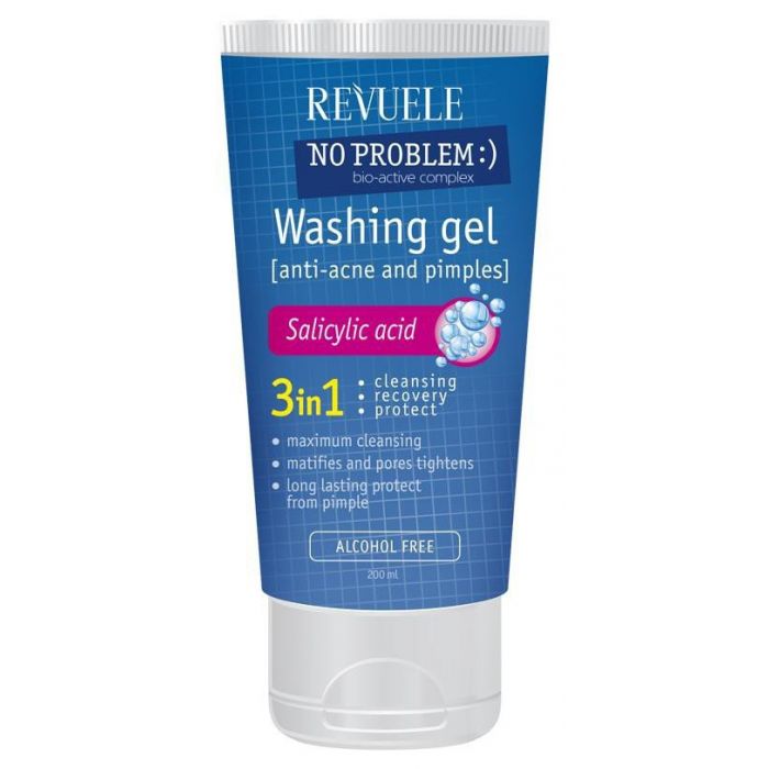 Gel Limpiador con ácido Salicílico No Problem - Revuele - 1