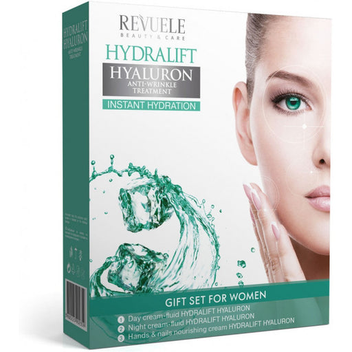 Gift Set Facial+manos Hydralift Hyaluron: Set 3 Productos - Revuele - 1