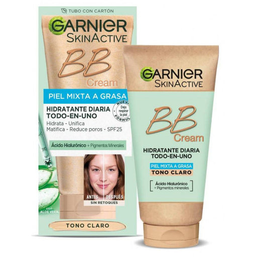 Skinactive Bb Cream Matificante para Pieles Mixtas a Grasas - Garnier: Claro - 1