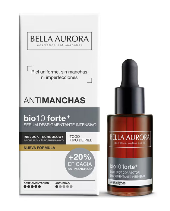 Sérum Despigmentante Intensivo Antimanchas Bio10 Forte 30ml - Bella Aurora - 1