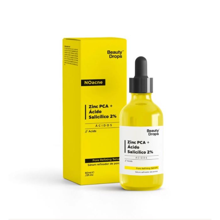 Serum Refinador de Poros Zinc Pca + ácido Salicílico 2% - Beauty Drops - 1