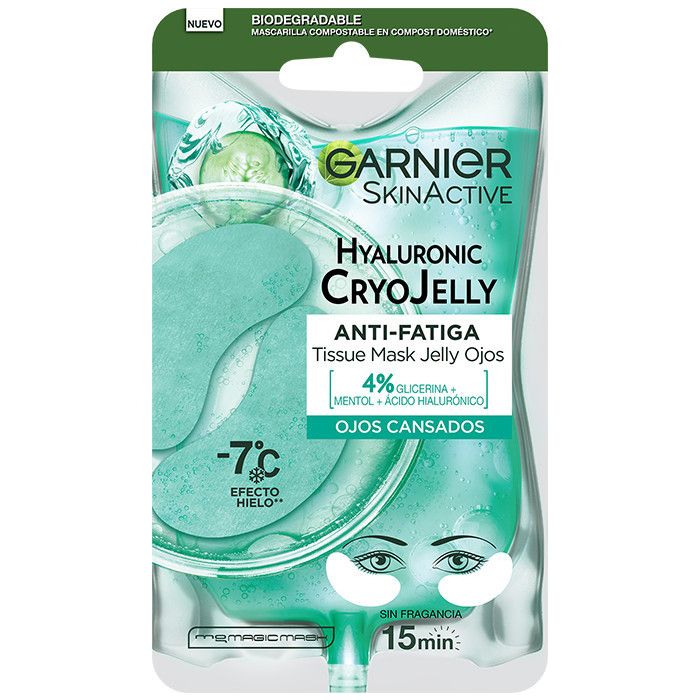 Mascarilla para Ojos - Skin Active Hyaluronic Cryo Jelly - Garnier - 1
