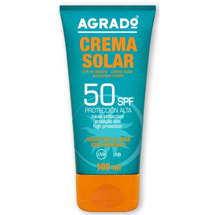 Crema Solar Alta Protección Spf50: Spf 50 100ml - Agrado - 1