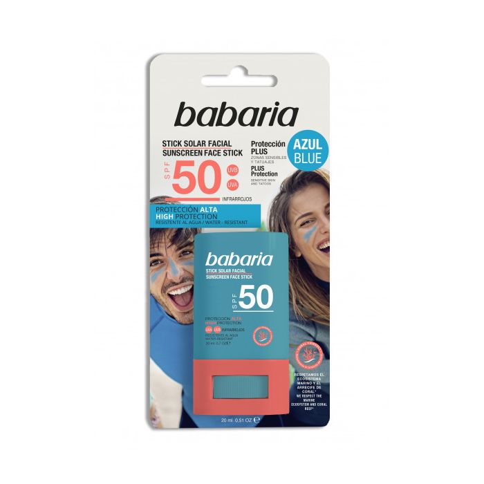 Stick Facial Solar Azul Spf 50 - Babaria - 1