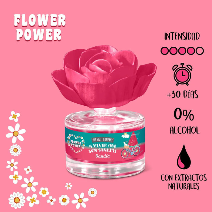 Ambientador Flower Power Sandía - 55ml - The Fruit Company - 3