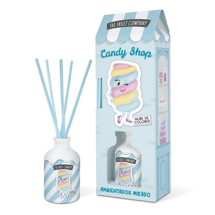 Ambientador Mikado Candy Edition 40ml - The Fruit Company : Nube de Colores - 1