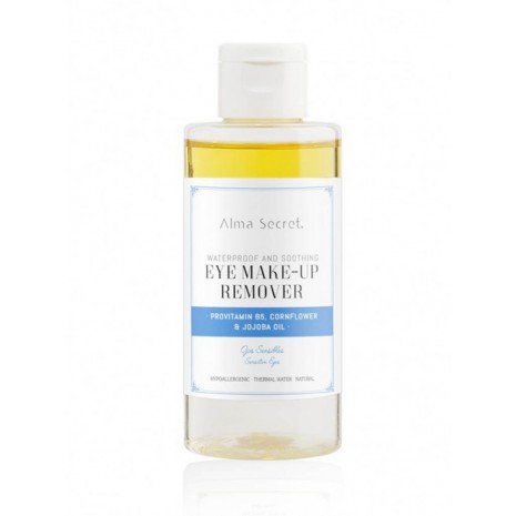 Desmaquillante de Ojos Suave Waterproof - Provitamina B5, Flor de Aciano & Jojoba - 150 ml - Alma Secret - 1