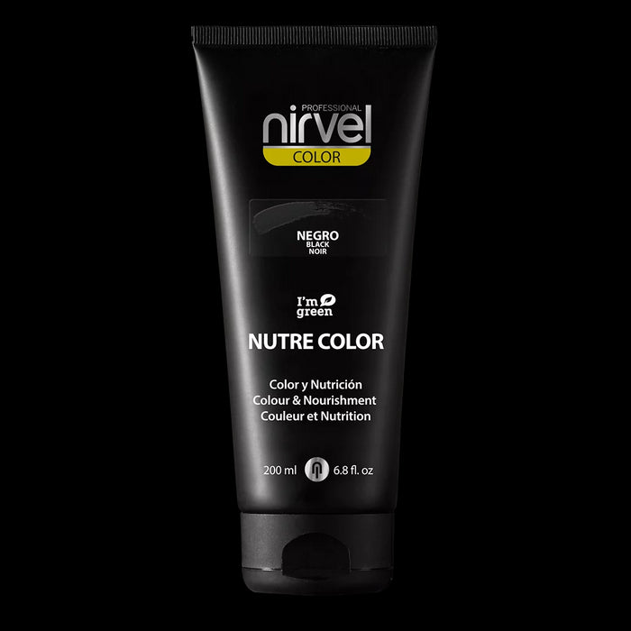 Mascarilla de Color Nutre Color 200 ml - Nirvel : Negro - 1