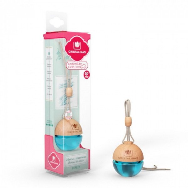 Ambientador Coche 6 ml - Cristalinas : Brisa Marina - 1