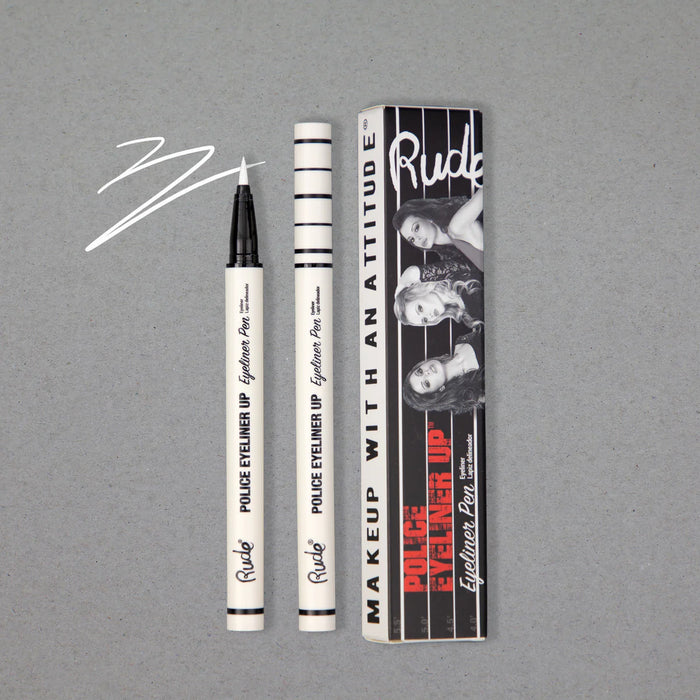 Police Eyeliner Up Eyeliner Pen Big House - Rude : Top Dog (White) - 1