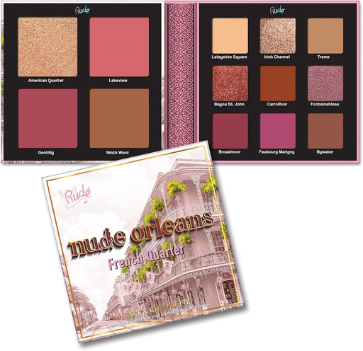 Paleta de sombras Nude Ojos y Rostro - Rude - 1