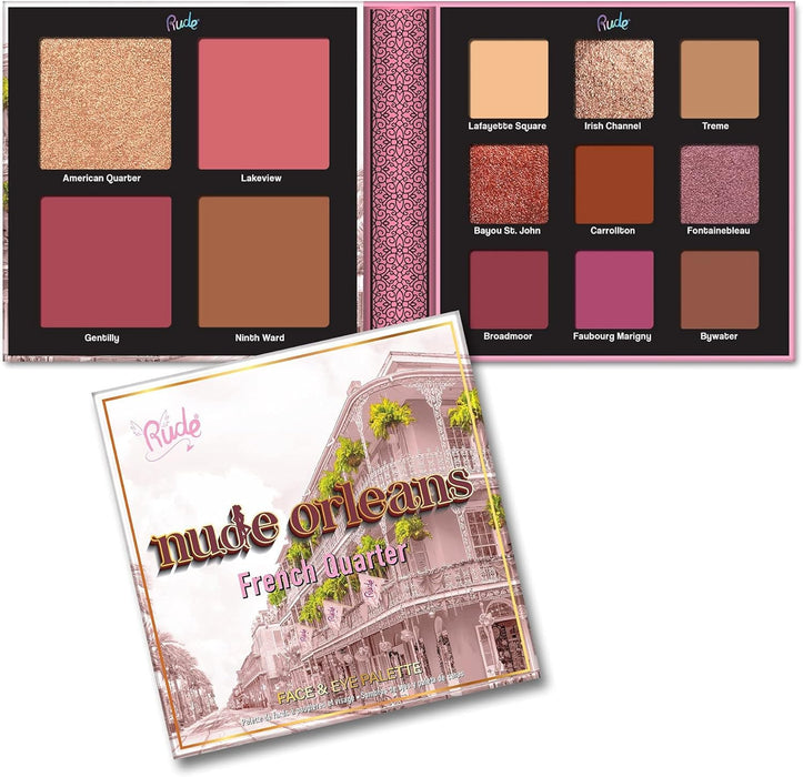 Paleta de sombras Nude Ojos y Rostro - Rude - 1