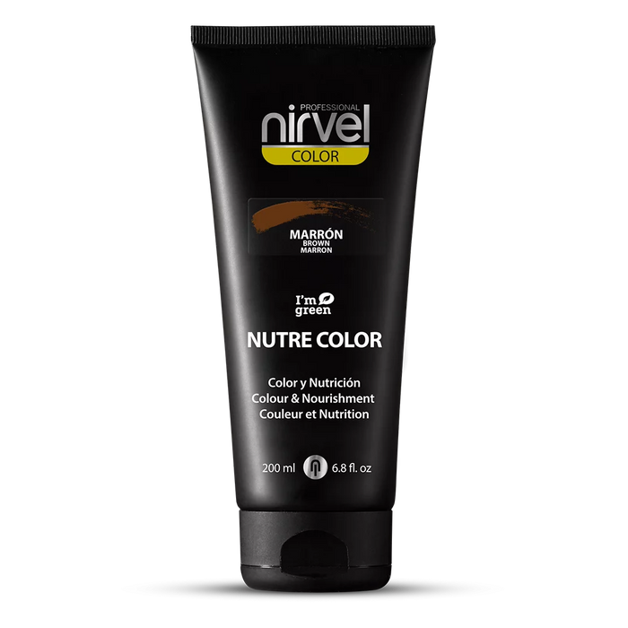 Mascarilla de Color Nutre Color 200 ml - Nirvel : Marrón - 2