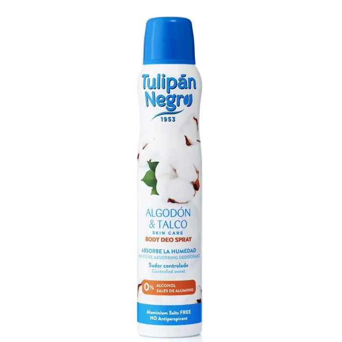 Desodorante en Spray Algodón y Talco - Tulipan Negro - 1