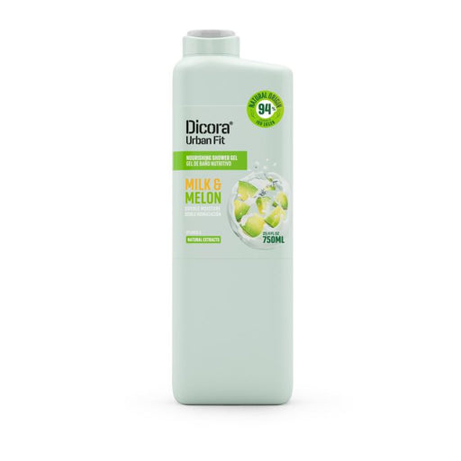 Gel de Baño Vitamina a Leche y Melón: 750 ml - Dicora Urban Fit - 1