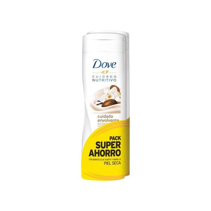 Loción Nutritiva Cuidado Envolvente - Dove : 2 x 400ML - 1