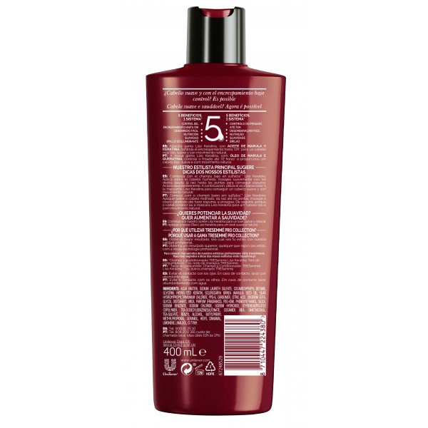 Champú Liso Keratina - Tresemme : 400 ml - 3