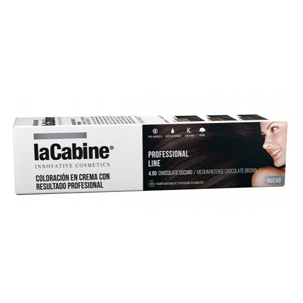 Professional Line Coloración en Crema - La Cabine : 4.90 Chocolate oscuro - 1
