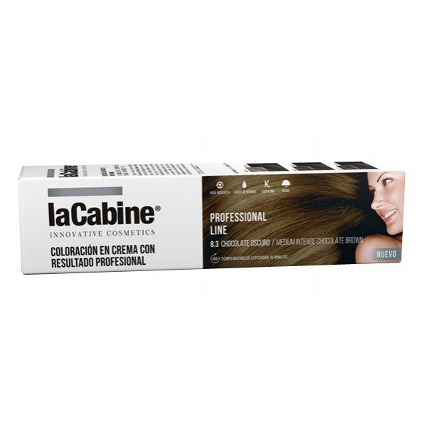 Professional Line Coloración en Crema - La Cabine : 8.3 Chocolate oscuro - 1