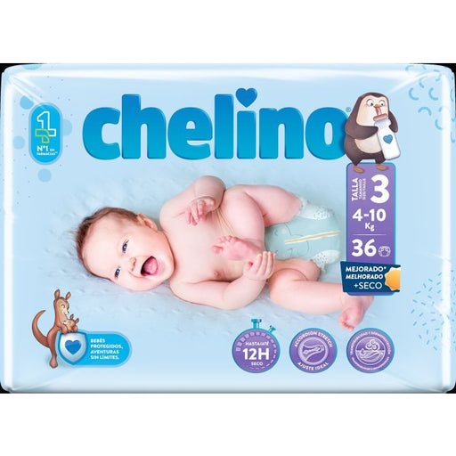 Pañal Bebé Tumbado Talla 3 - Chelino - 1