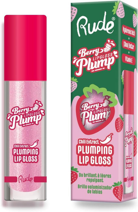 Lip Gloss Berry Plump Plumping - Rude : Pink Sugar - 1