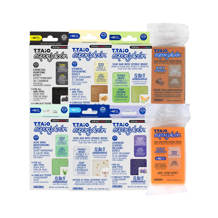 EsponJabón – Esponja + Jabón 2 en 1 – 120 gramos - T.taio