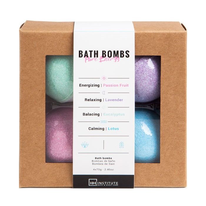 Bombas de Baño Pure Energy - Idc Institute : 4 x 70 g - 1