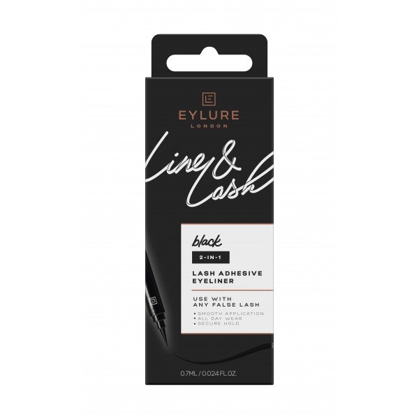 Lash & Line Delineador Adhesivo - Eylure : Negro - 1