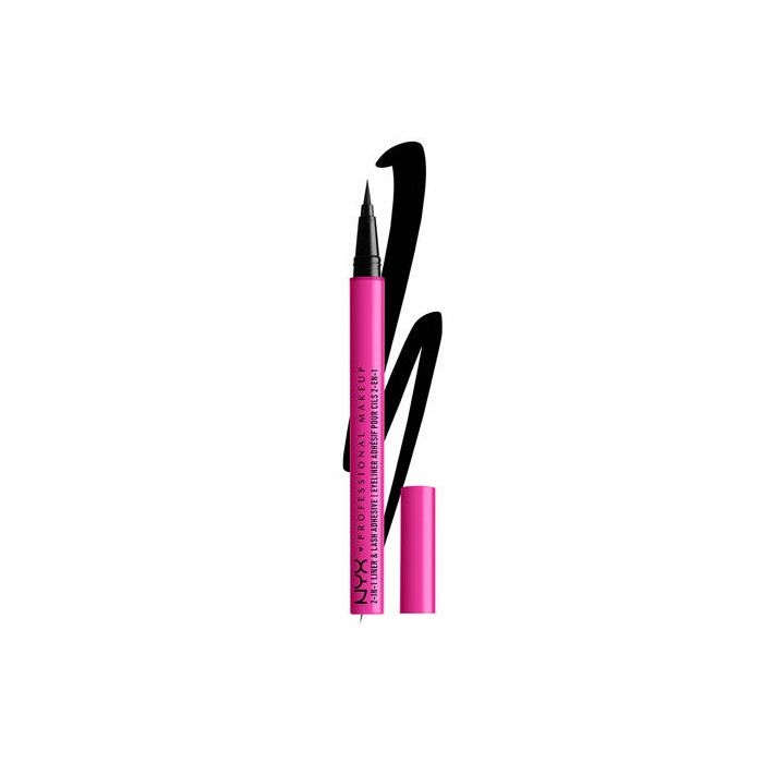 Eyeliner Adhesivo 2 en 1 Jumbo Lash: Negro - Nyx - 1